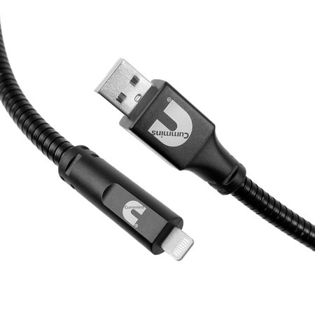 CUMMINS 4ft Lightning to USB HD Steel Cable CMN4700